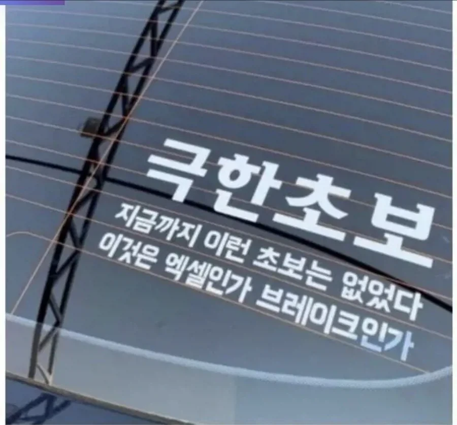"지금까지 이런 초보는 없었다."