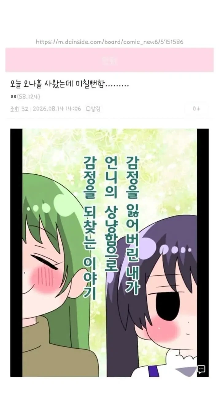 지하철에서 꼴려서 미칠뻔했다는 디시인