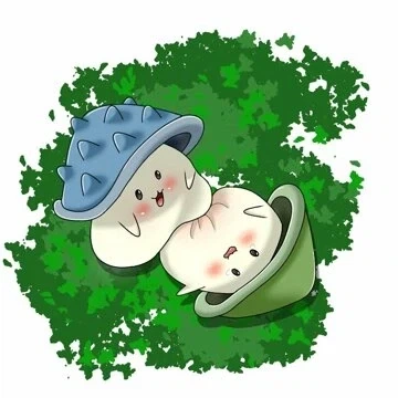 뿔버섯 초록버섯 버섯비빔