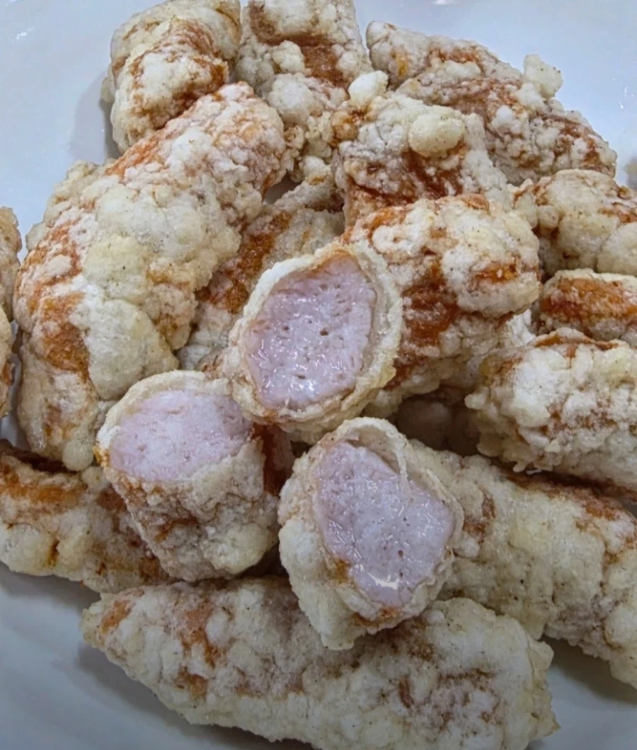 흔한 탕수육 단면
