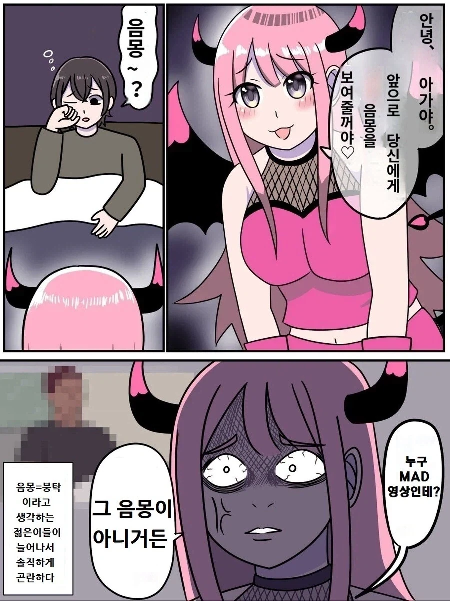 음몽을 꾸게 해준다는 서큐버스 눈나