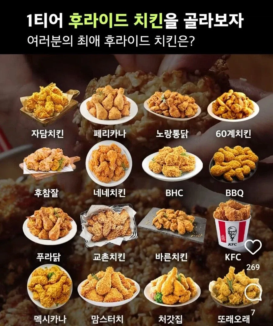 1티어 후라이드 치킨