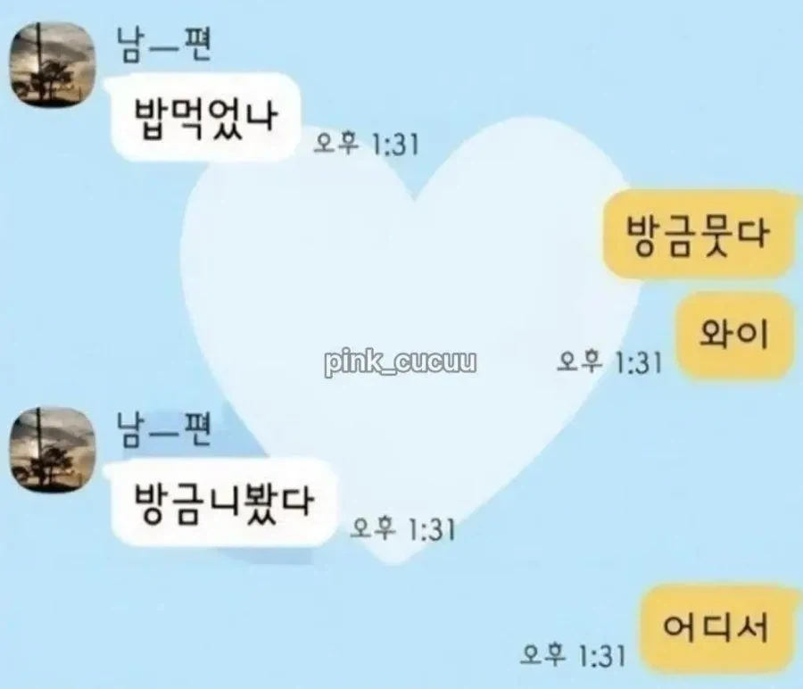 장난끼 넘치는 남편의 장난