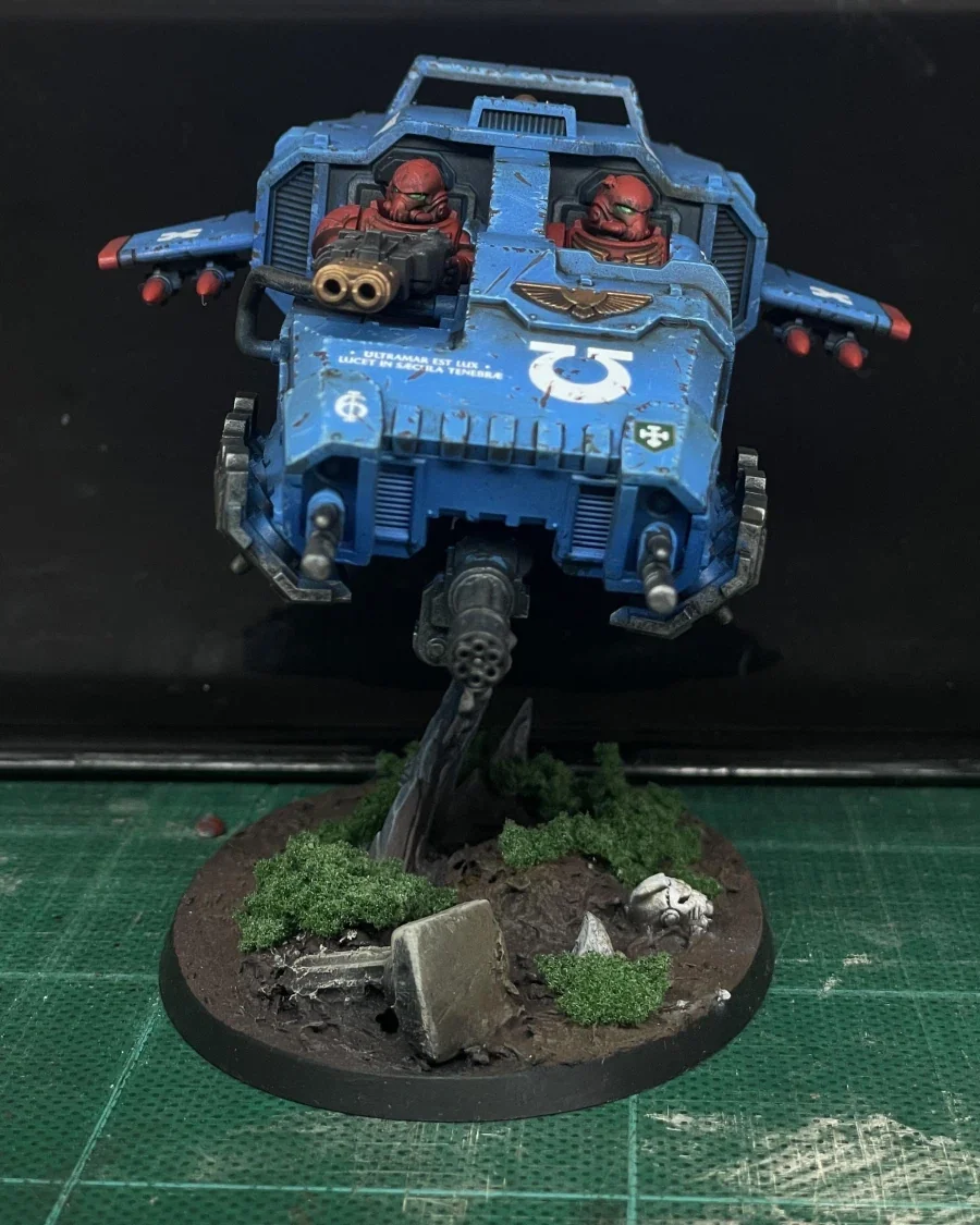 Wh40k) 블러드 레이븐의 랜드스피더와 점프팩 - 이미지 2