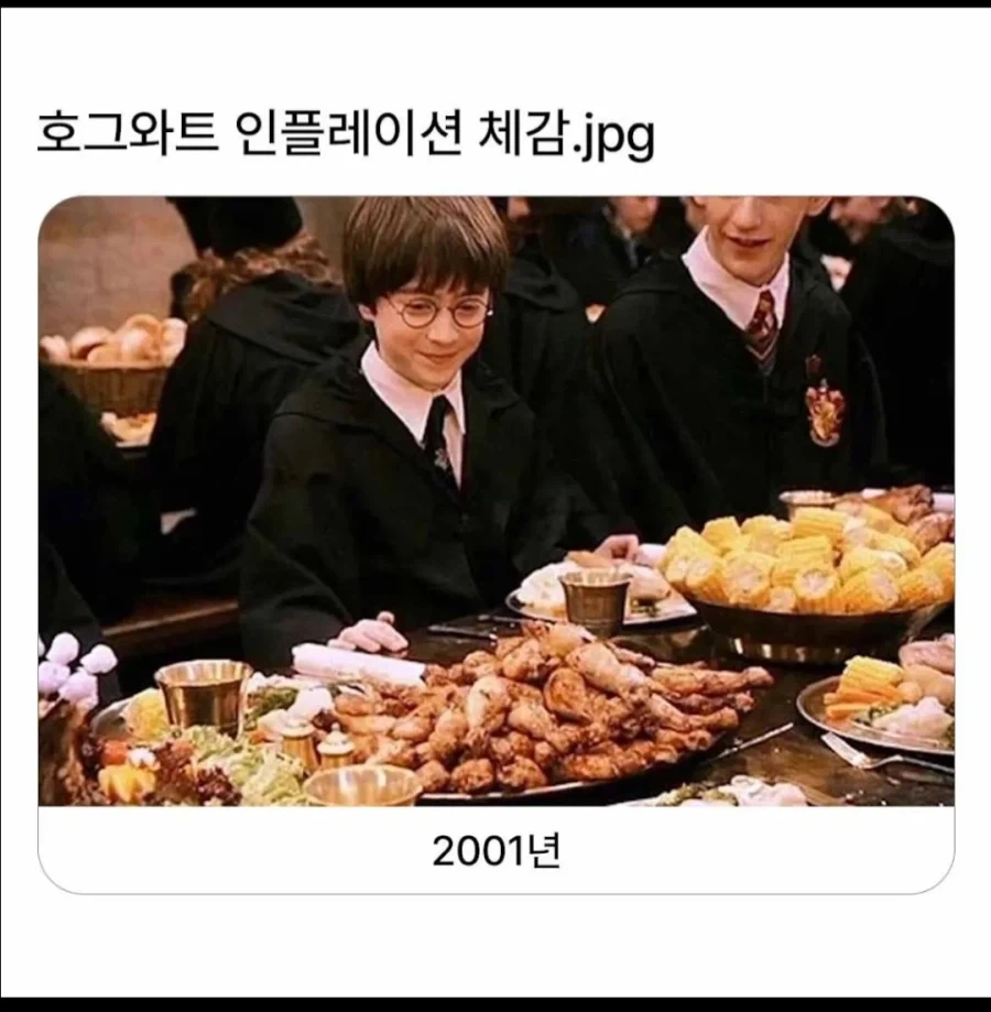호그와트 인플레이션 체감