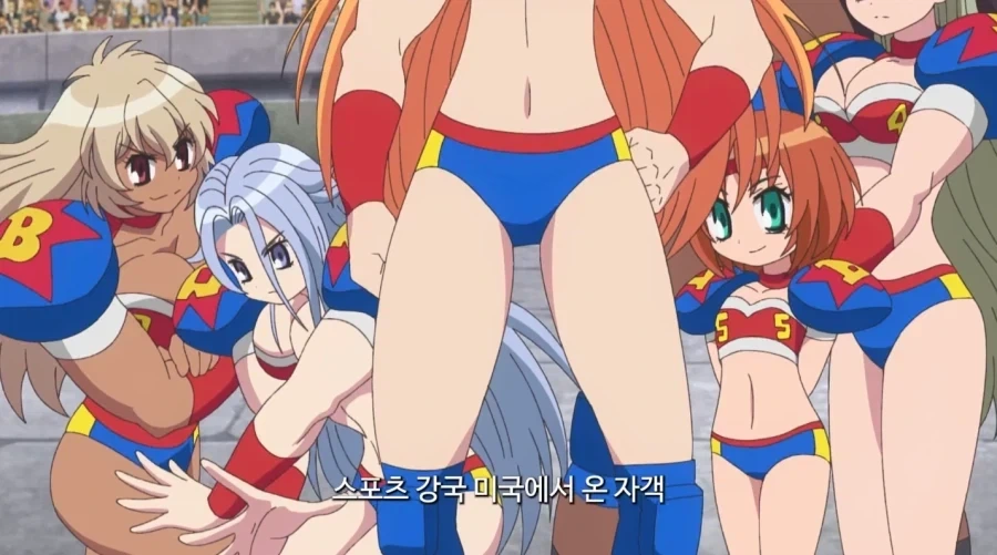 피구왕 통키 후속작에서 나온 미국 초등학생들
