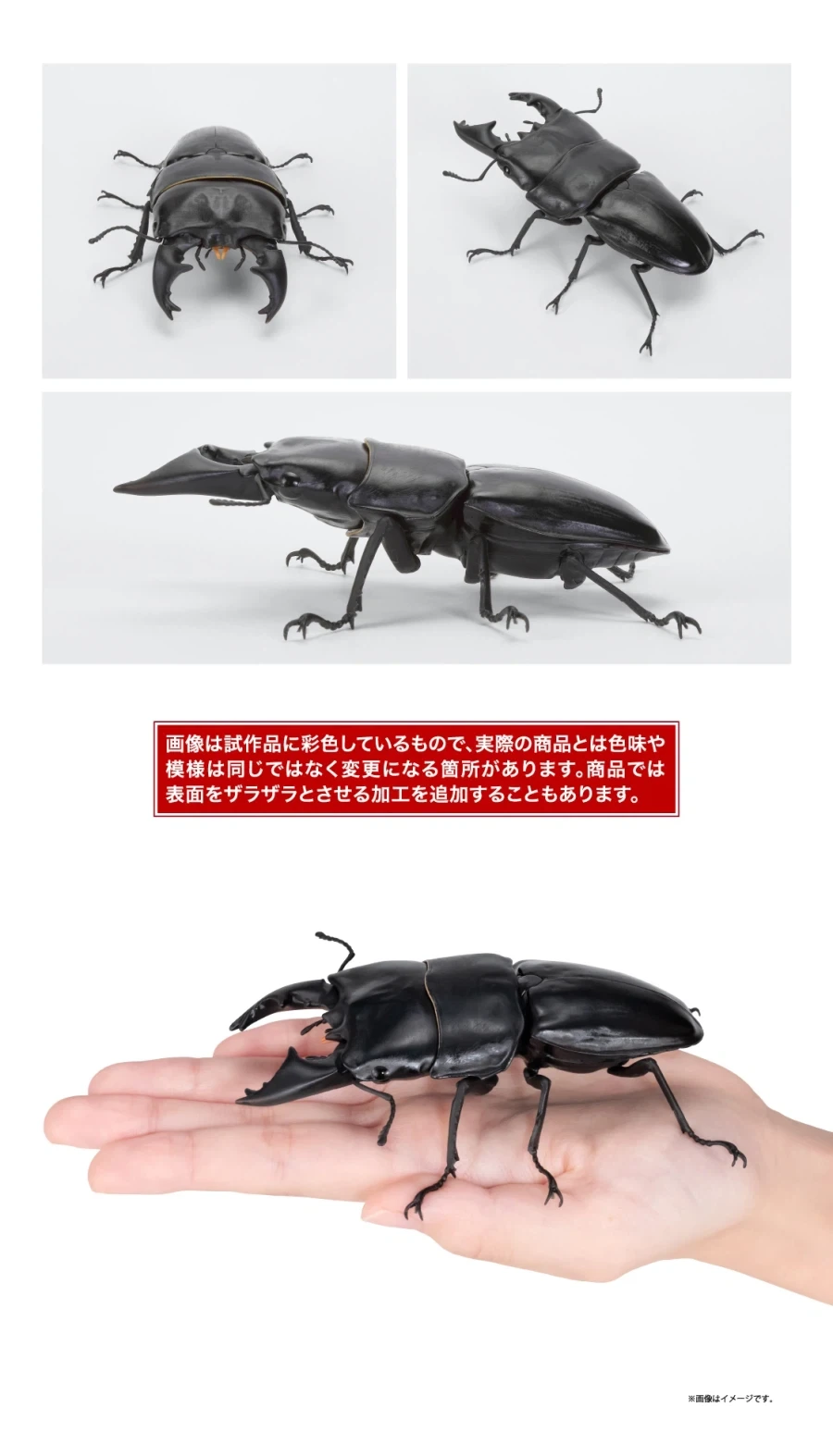 [반다이가샤폰] 생물대도감 쿠와가타(사슴벌레) 13 - 이미지 8