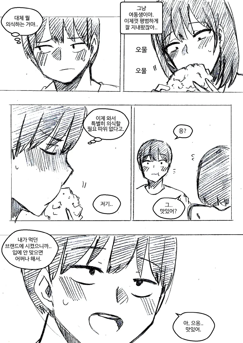 여동생이 오빠에게 남친 역할을 부탁하는 Manhwa (약 스압) - 이미지 5