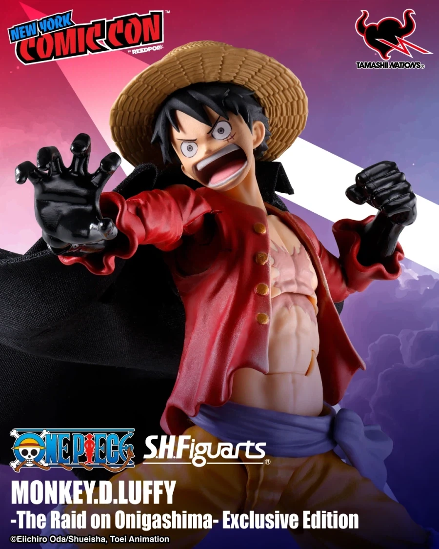 [반다이] 뉴욕코믹콘 2026한정 S.H.Figuarts 루피 -오니가시마 습격-