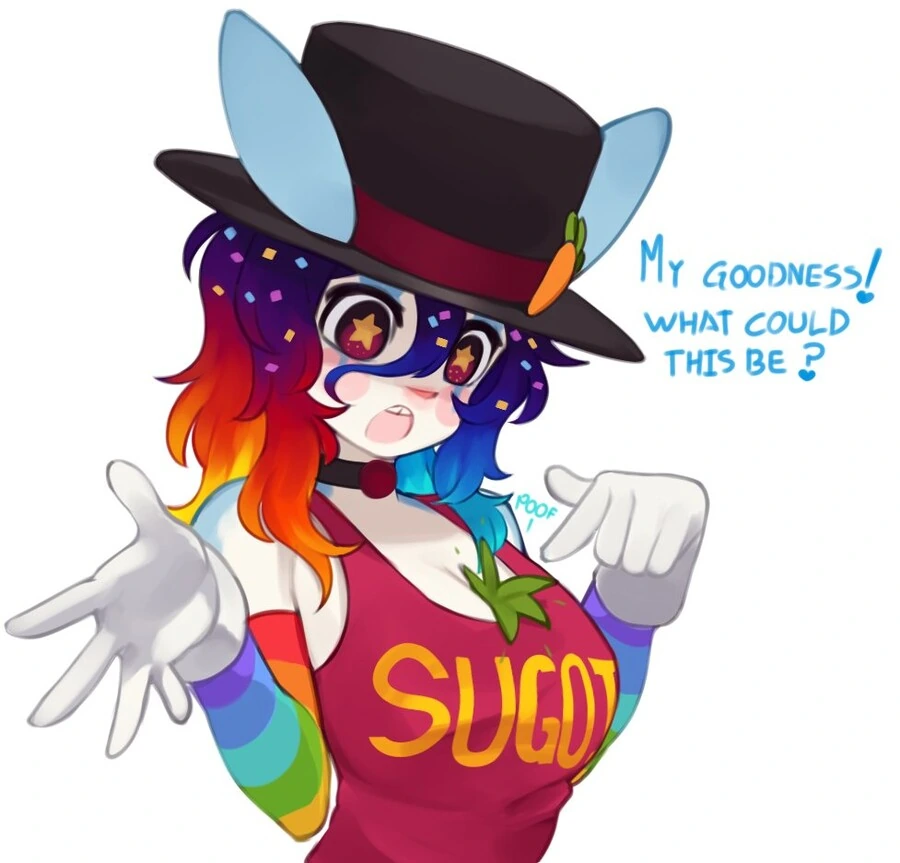 마술하는 토끼 만화 - 이미지 3