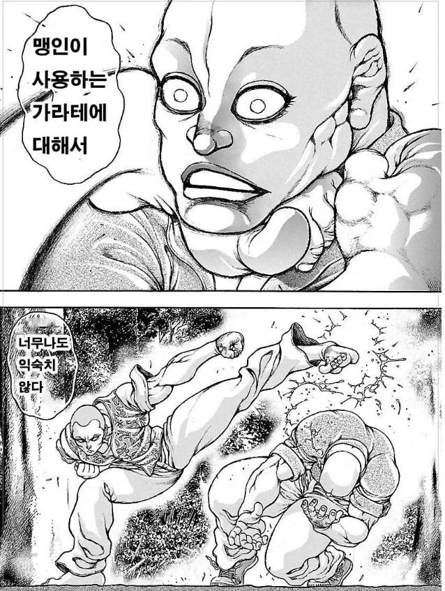 바키 외전) 우일석 VS 맹인 가라테 고수