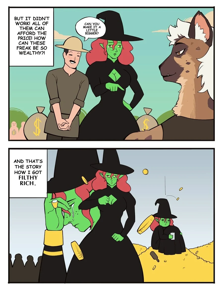 마녀가 여자한테 저주를 안 거는 이유.manhwa - 이미지 6