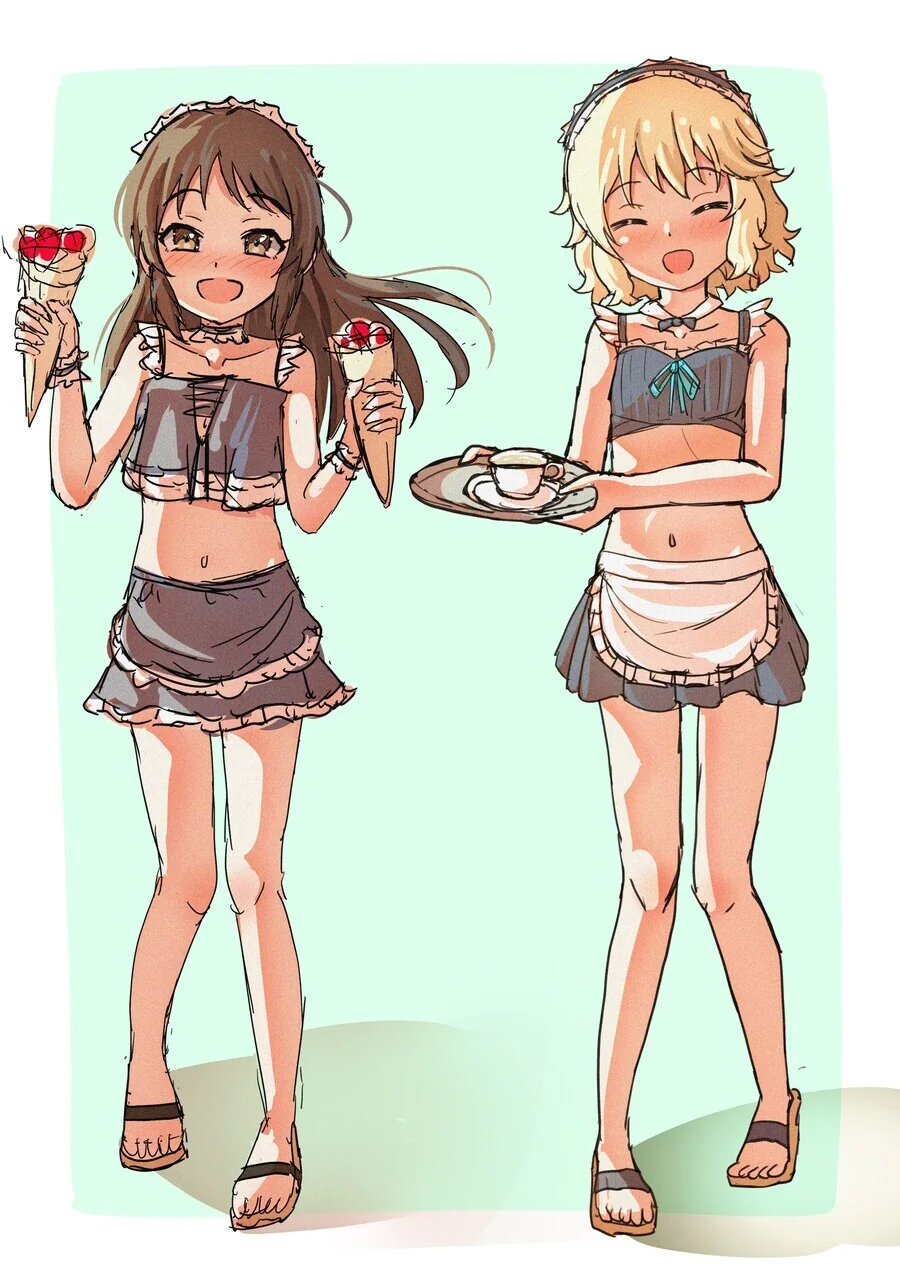 메이드복 입고 ㅇㅎ거 하는 만화.manga