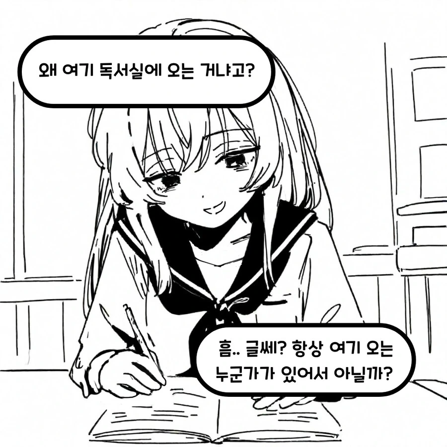 부잣집 여자애가 낡은 독서실에 오는 Manhwa - 이미지 3