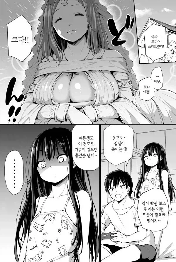 큰 ㄱㅅ을 좋아하는 오빠 만화
