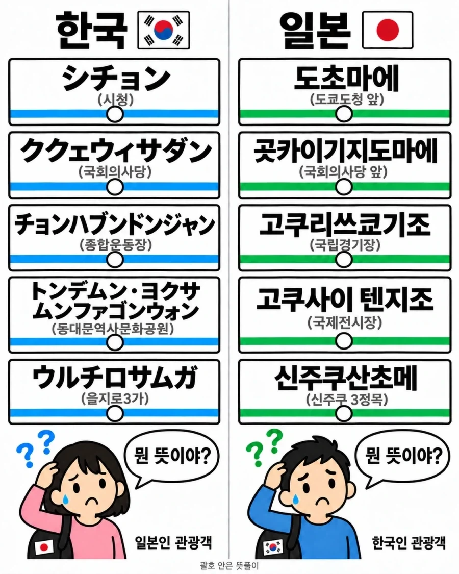 쌍방으로 난리난 한일의 외국어 표기.jpg