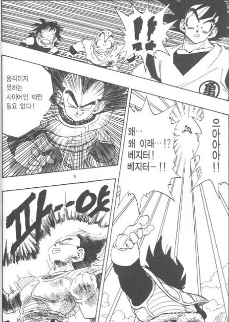 드래곤볼)베지터가 오반에게 사과한 이유