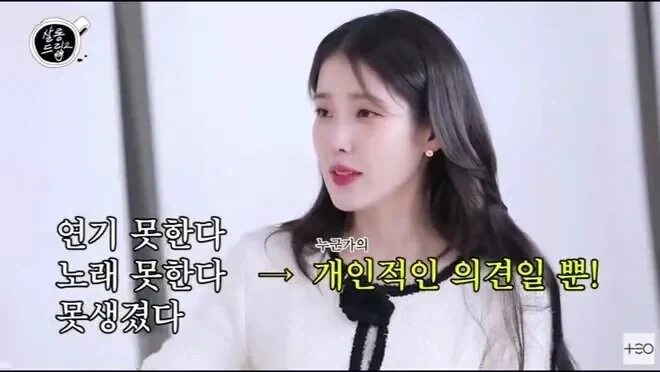 아이유가 말하는 악플의 기준