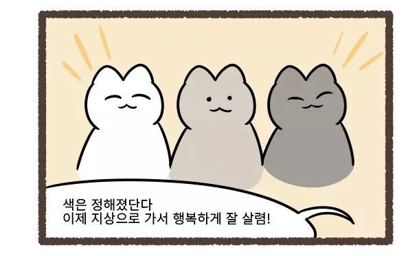 고양이 색깔 정해주는 만화 ^,^ - 이미지 7