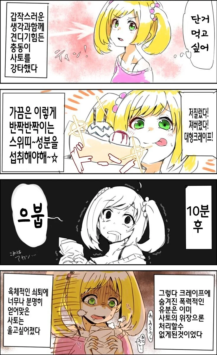 소화기능감퇴 만화의 진실