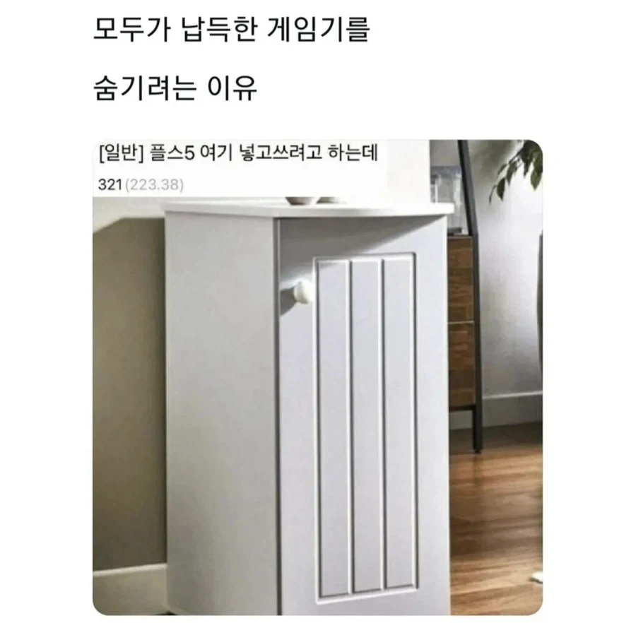 모두가 납득한 게임기를 숨기려는 이유