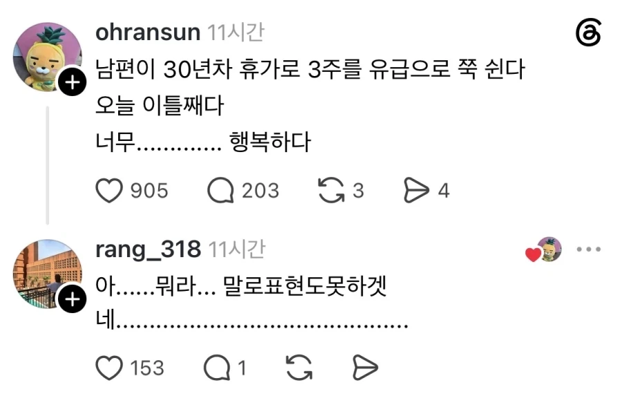 남편이 휴가를 써서 행복한 아내.jpg