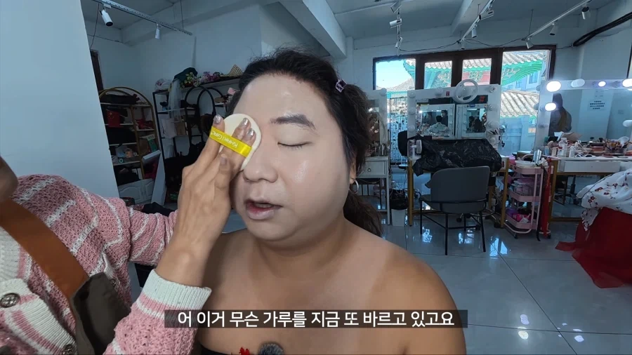 중국가서 왕홍 메이크업 받고 남자꼬시기 - 이미지 2
