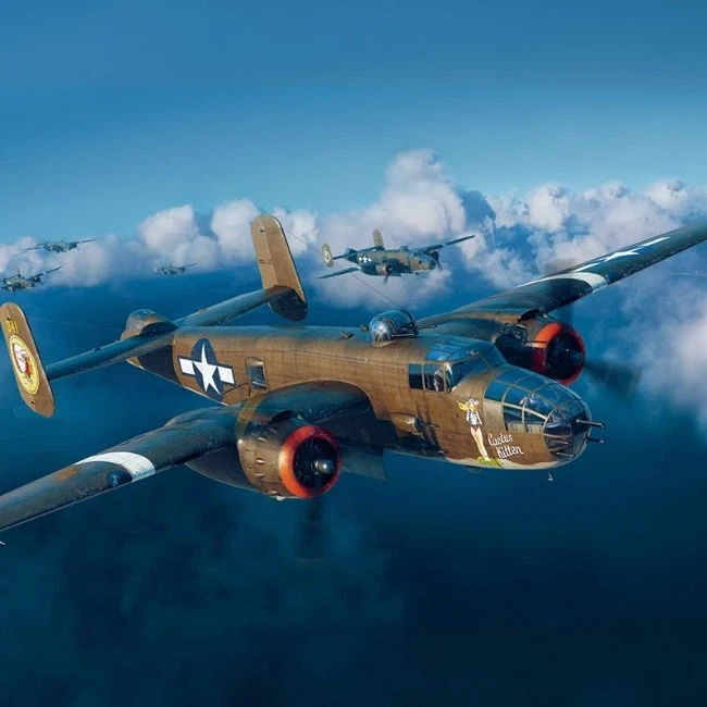 [아카데미 과학] 1/48 B-25J 미첼 "글래즈드 노즈" - 이미지 2