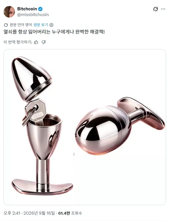 열쇠를 항상 잃어버리는 분을 위한 해결책