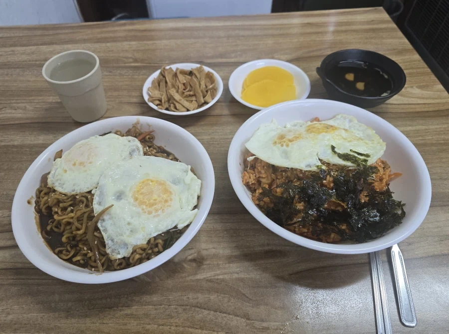 소식가라서 야간 끝나고 간단하게 먹음