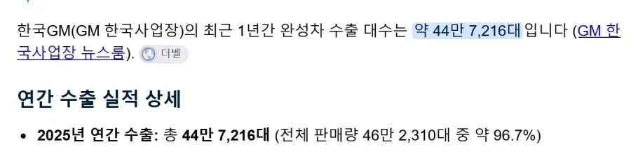사람들이 잘 모르는 국내 gm 공장 특징