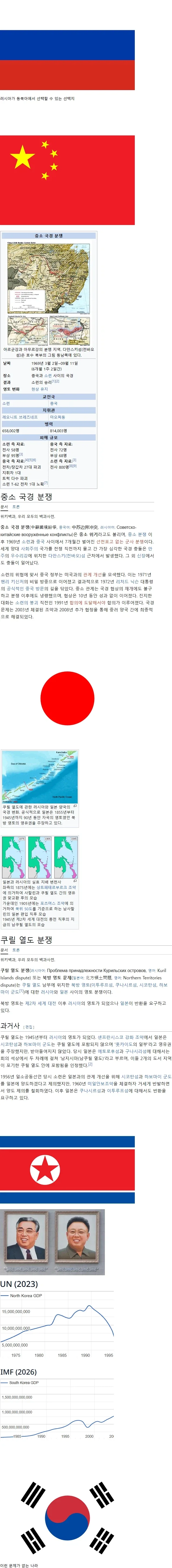 소련 붕괴 후 러시아가 한국과 친하게 지낸 이유