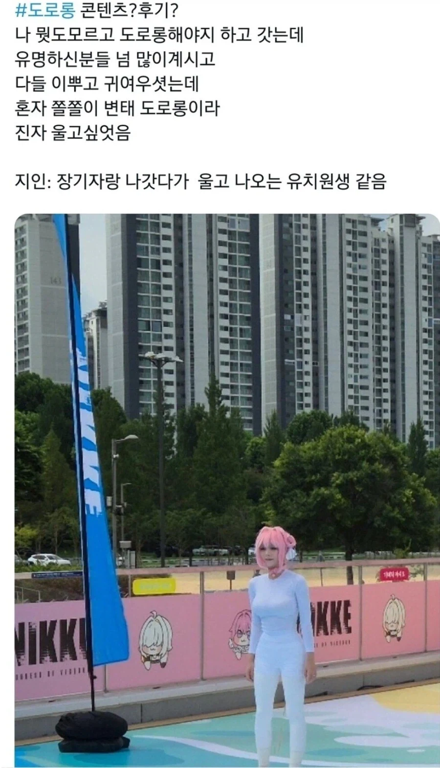 도로롱 코스프레 후기