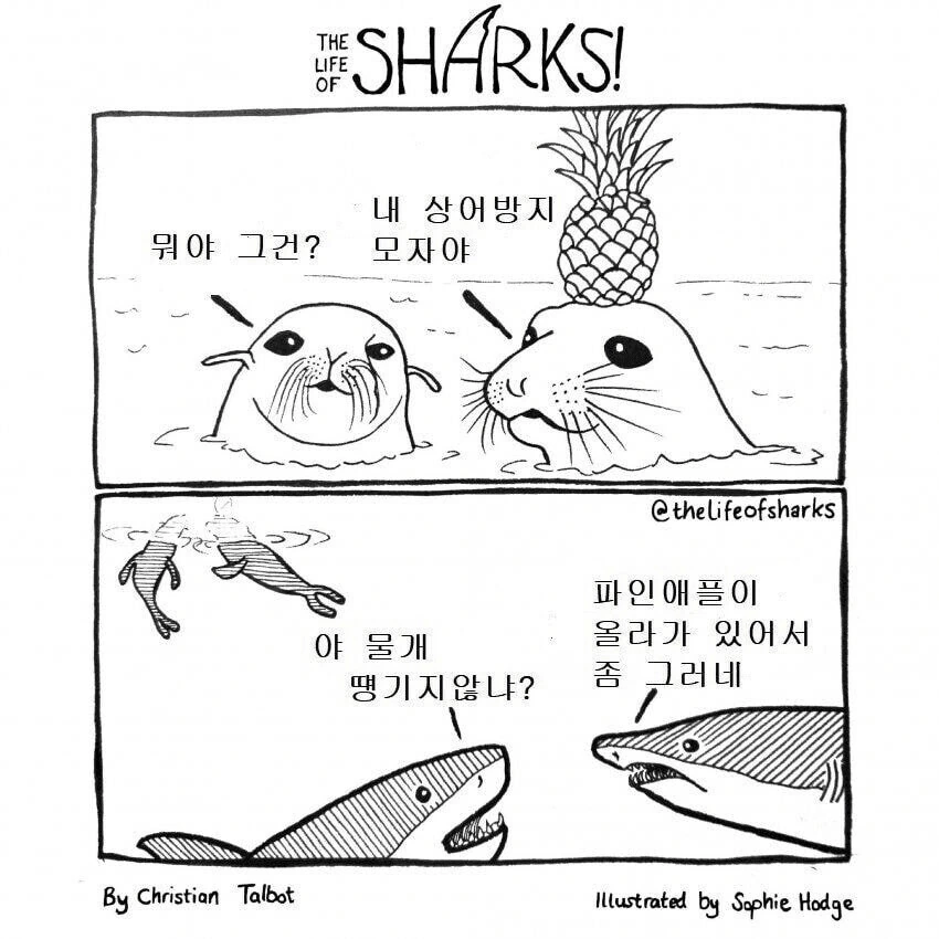 천하의 상어도 거르는 과일.Comic