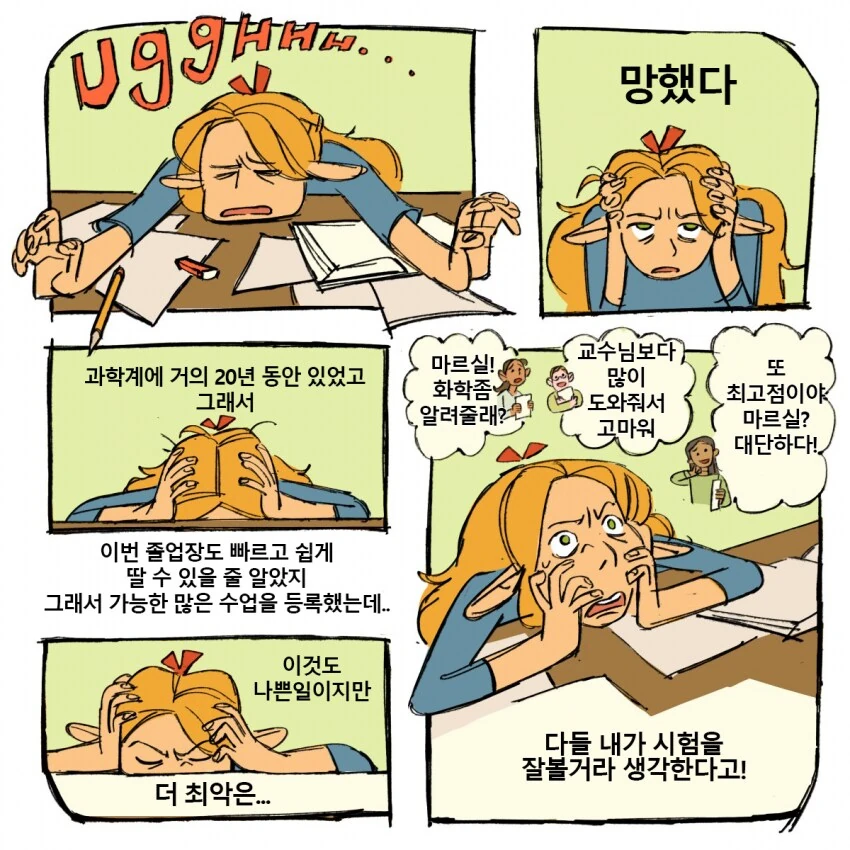 던전밥) 대학생 마르실과 파린