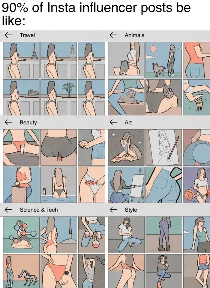 인스타그램의 인기 사진들