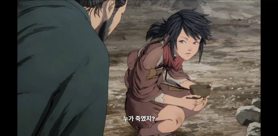 귀무자) 가족을 잃은 고아를 달래주는 무사시 - 이미지 3