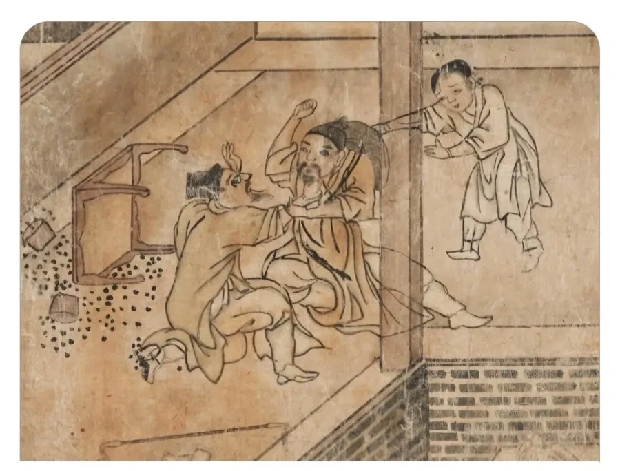 조선시대 바둑 두다 현피 뜨는 그림