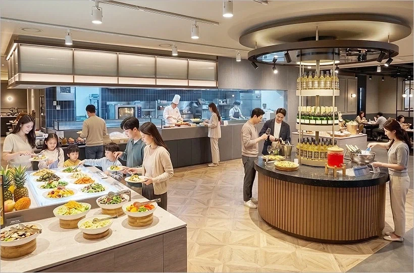 뷔페에서 많이 보이지만 의외로 먹으면 안되는 것 - 이미지 2