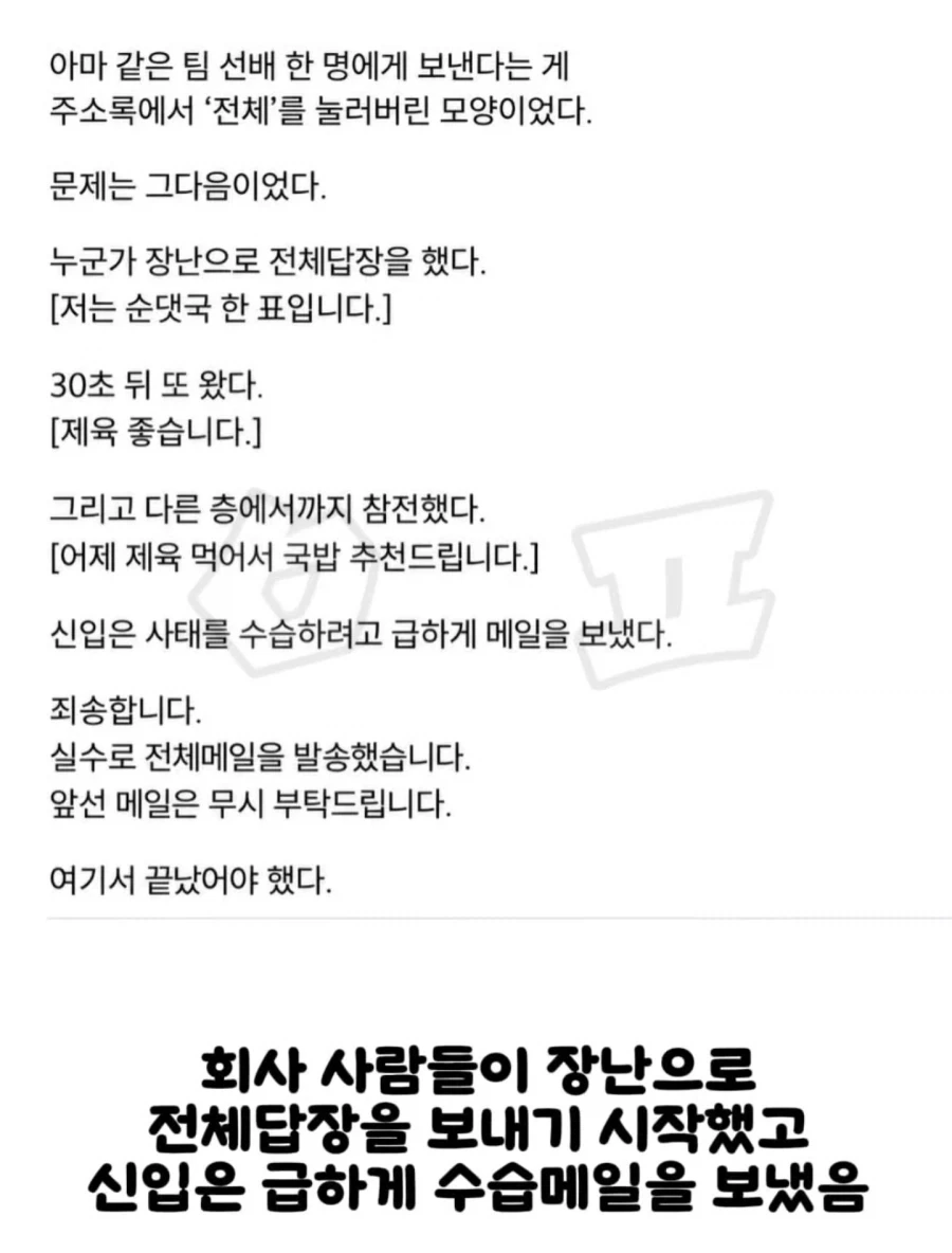 사내 메일 잘못 보낸 신입.jpg - 이미지 2