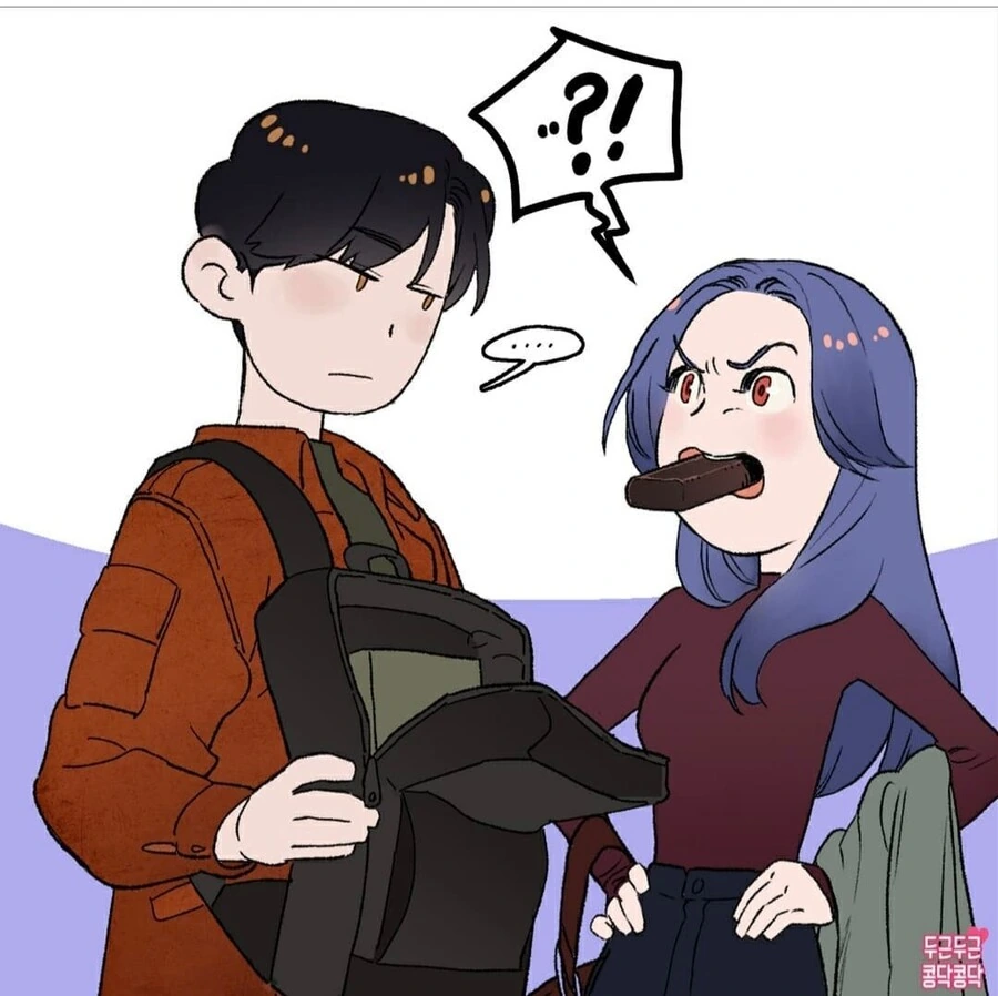 화내는 여친 달래는 Manhwa - 이미지 5