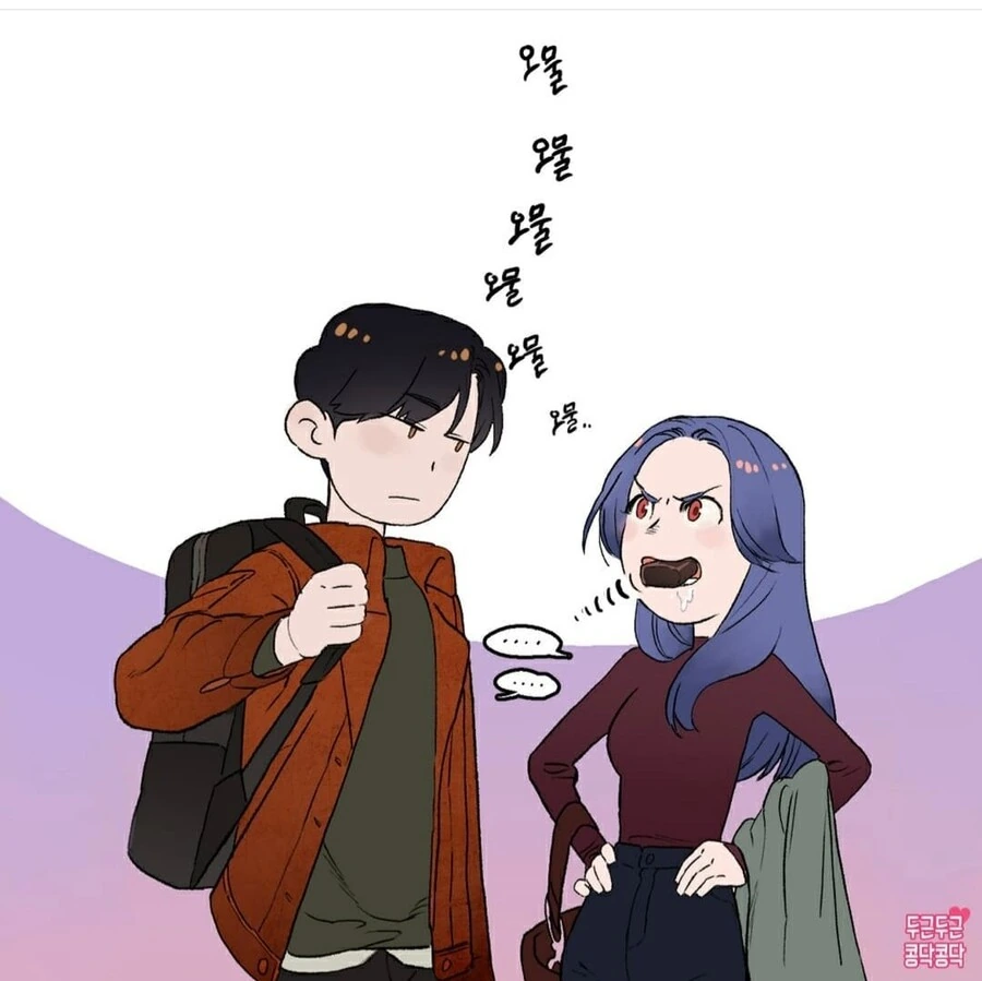 화내는 여친 달래는 Manhwa - 이미지 6
