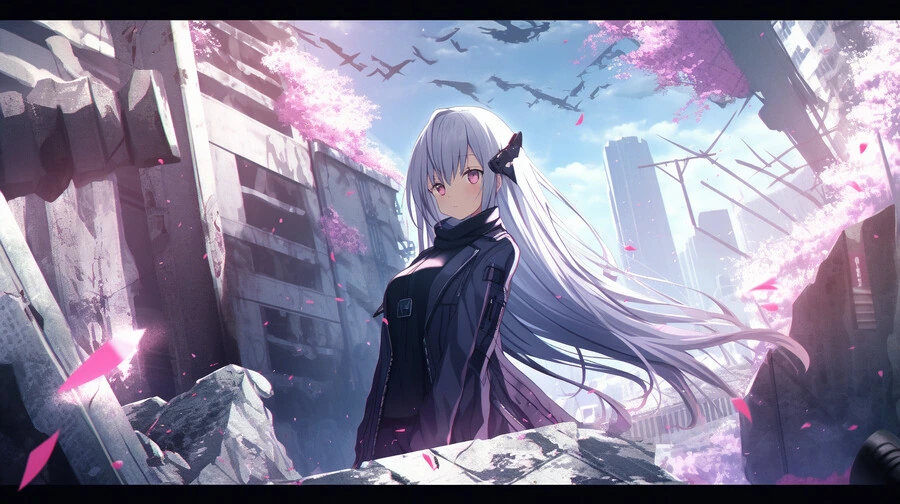 ai) 벚꽃을 주제로 그림 뽑아보기
