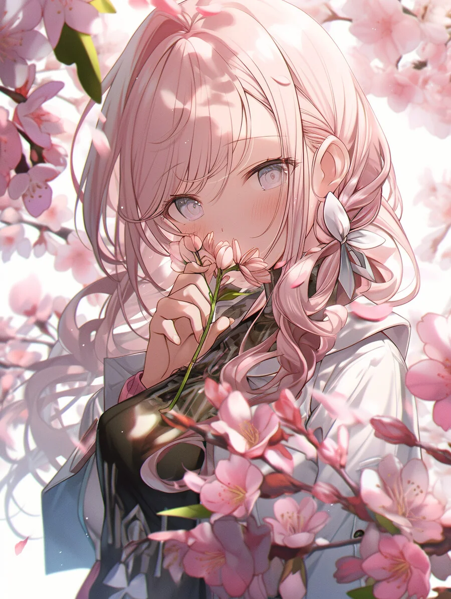 ai) 벚꽃을 주제로 그림 뽑아보기 - 이미지 8