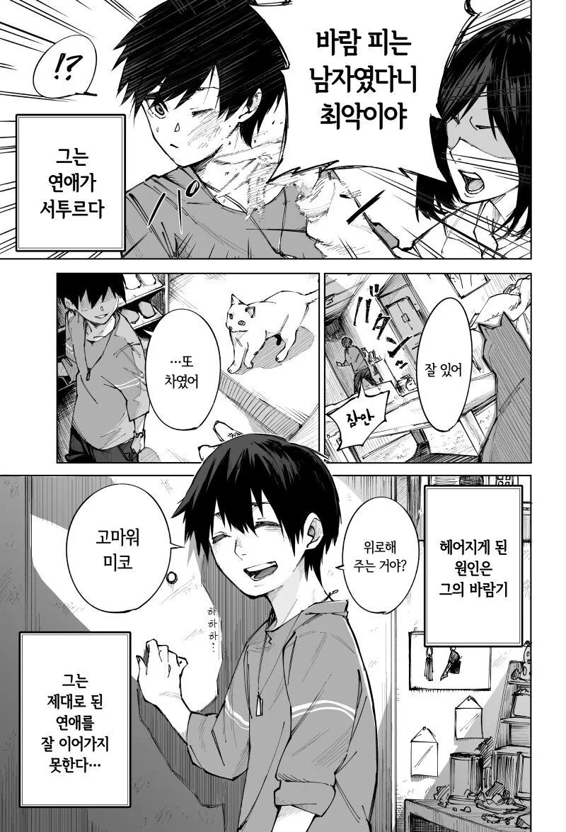항상 바람 피는 남자가 키우는 고양이.manhwa
