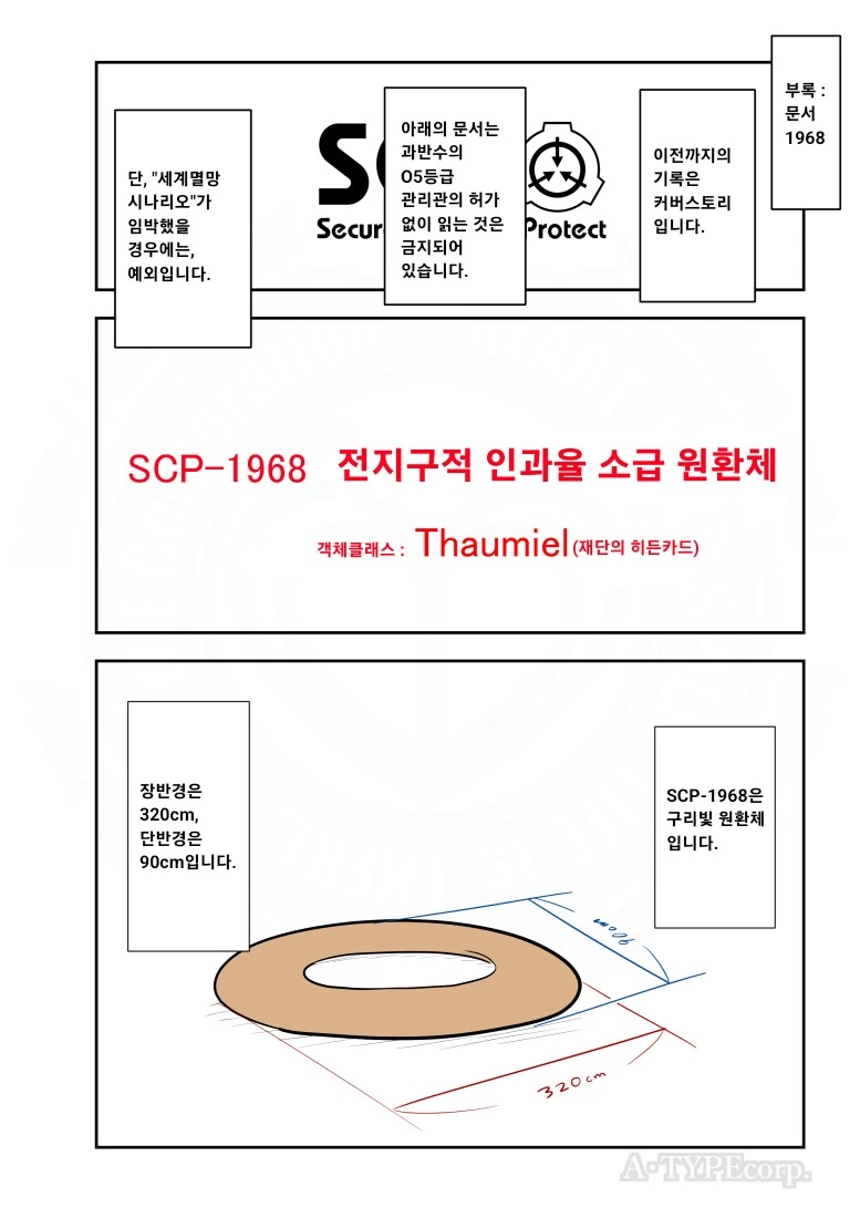 퍼옴) SCP-1968 -전지구적 인과율 소급 원환체- 만화.manwha - 이미지 3