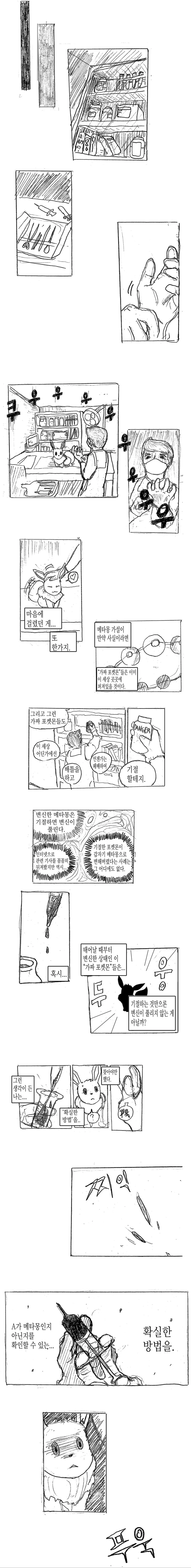 (스압)메타몽에 관한 고찰 만화 - 이미지 13