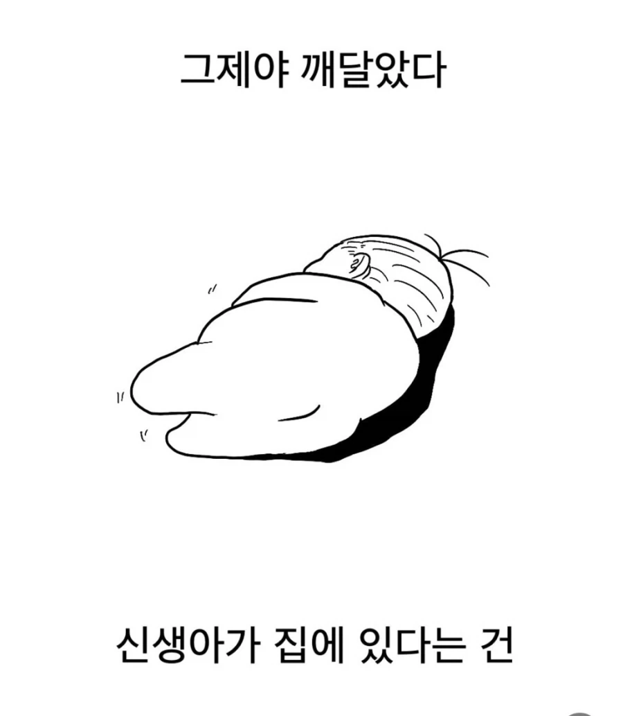 신생아가 집에 있다는 것은.manhwa