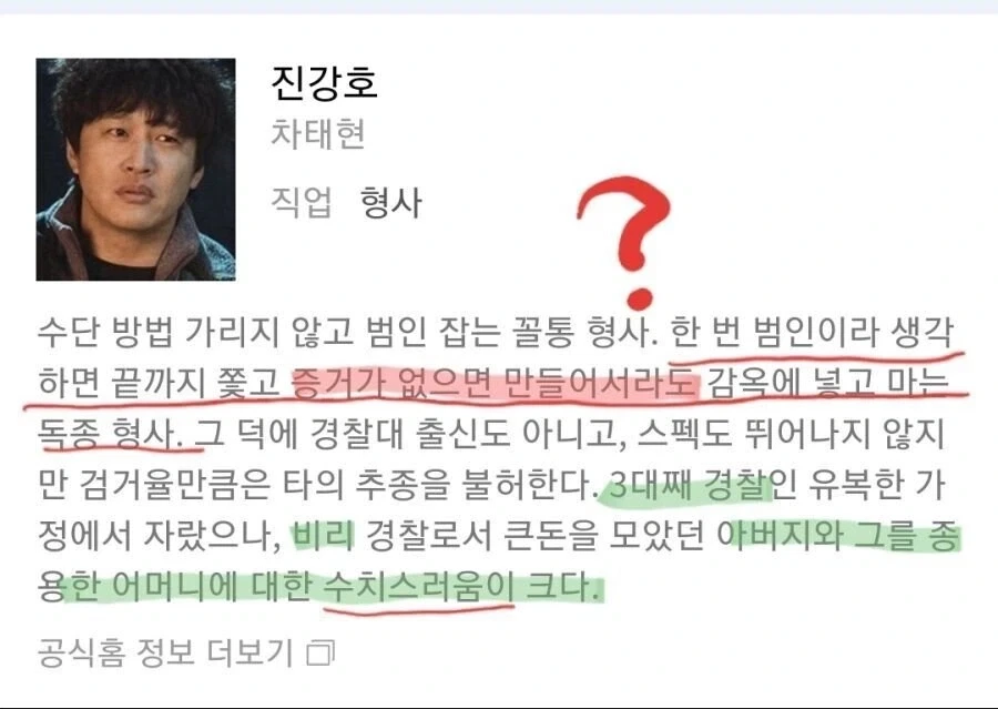 무언가 잘못된 경찰 캐릭터 설정.jpg