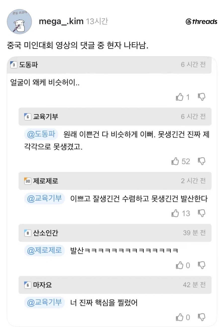 미인들은 왜 다 얼굴이 비슷해보이지.jpg